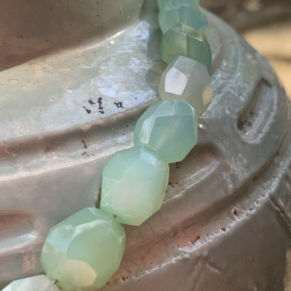 Jay King Necklace Light Blue Chalcedony w/ Irregular Shape Stones Graduating DTR - Picture 4 of 6